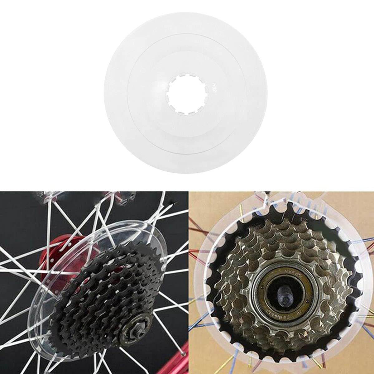 Mountain Bike Spoke Protector - Durable Flywheel Guard for Road & MTB Wheels - Essential Bicycle Spoke Cover for Safety & Protection - Perfect for Commuting, Trail Riding & Urban Cycling