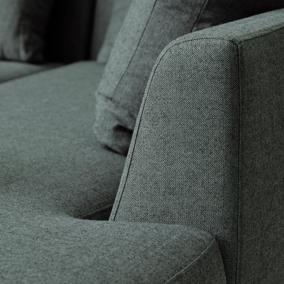 Modular Sofa Edge V2 - Customizable Sectional Couch with 33 & 38 Inch Modules for Living Room, Lounge & Home Theater Seating