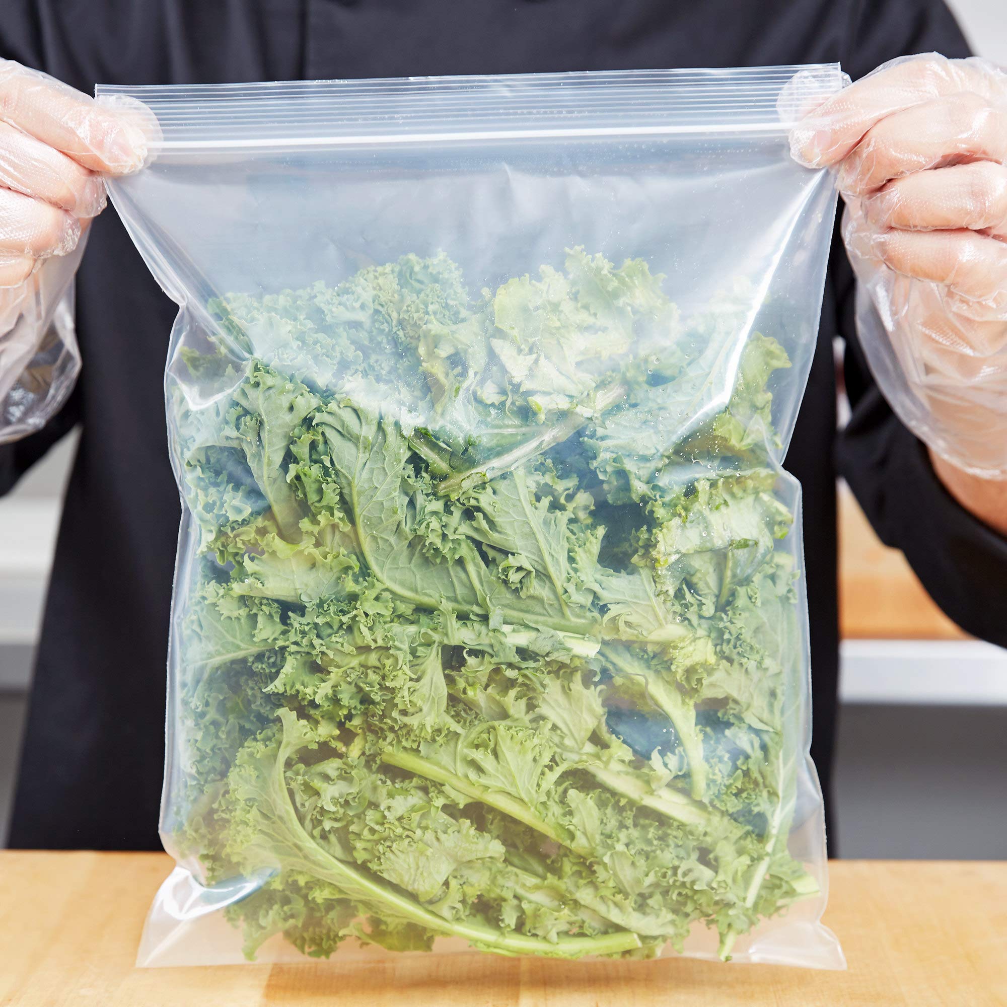 APQ 1000 Pack 10x12 Inch Clear Heavy Duty Zipper Bags - 4 Mil Thick Single Track Seal Top Polyethylene Storage Bags for Food, Industrial & Medical Use | Bulk Resealable Bags for Freezing, Organizing & Packaging