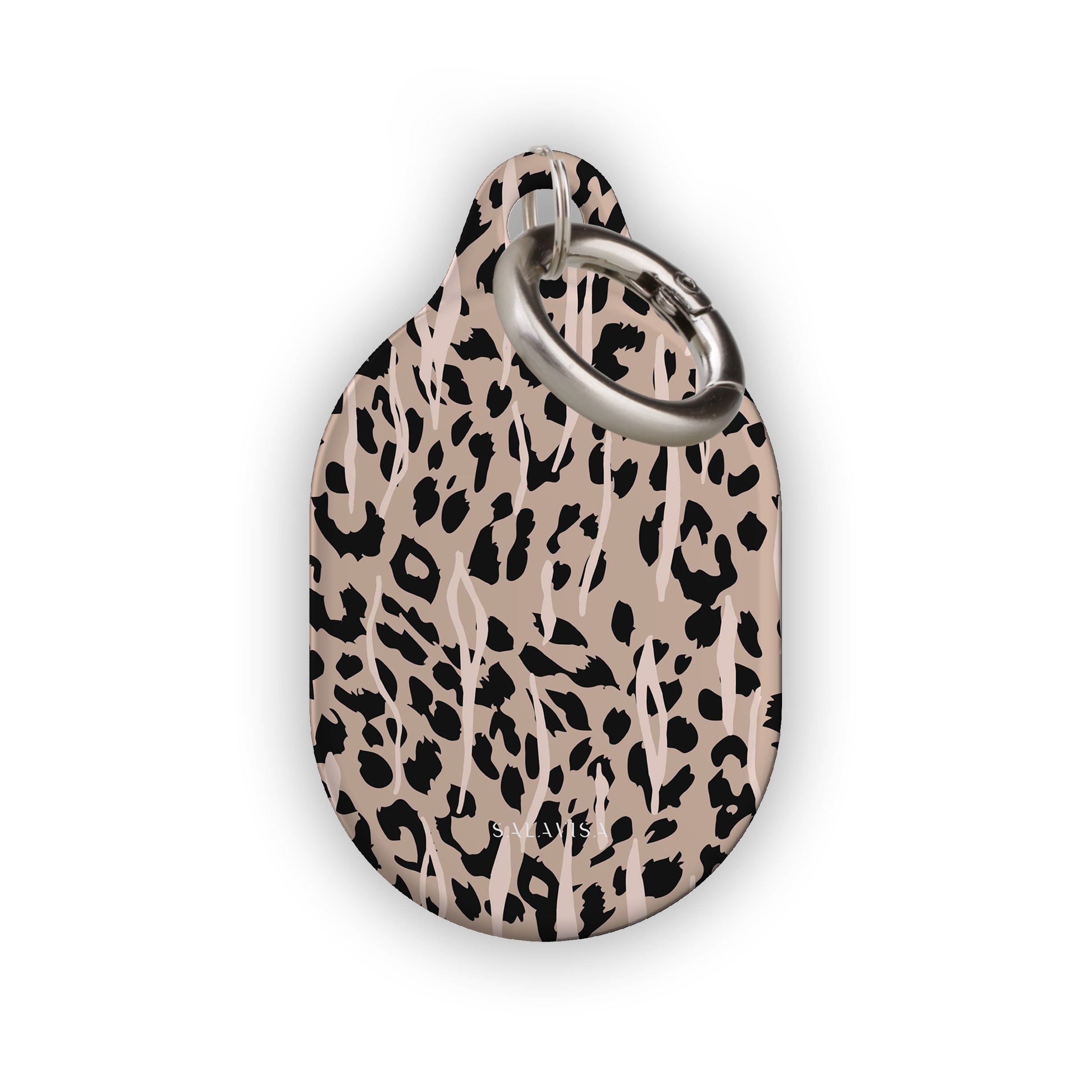 Leopard Print AirTag Holder - Stylish & Durable Keychain Accessory for iPhone | Perfect for Keys, Wallets, Bags & Travel Essentials