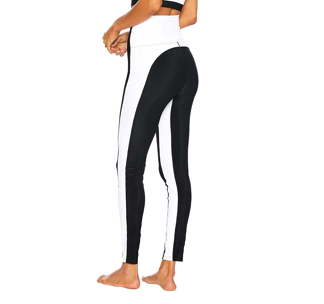 Beach Riot Color-Block Leggings for Women - High Waist Yoga Pants with Side Pockets - Workout, Running & Lounge Wear - Trendy Gym & Casual Outfit