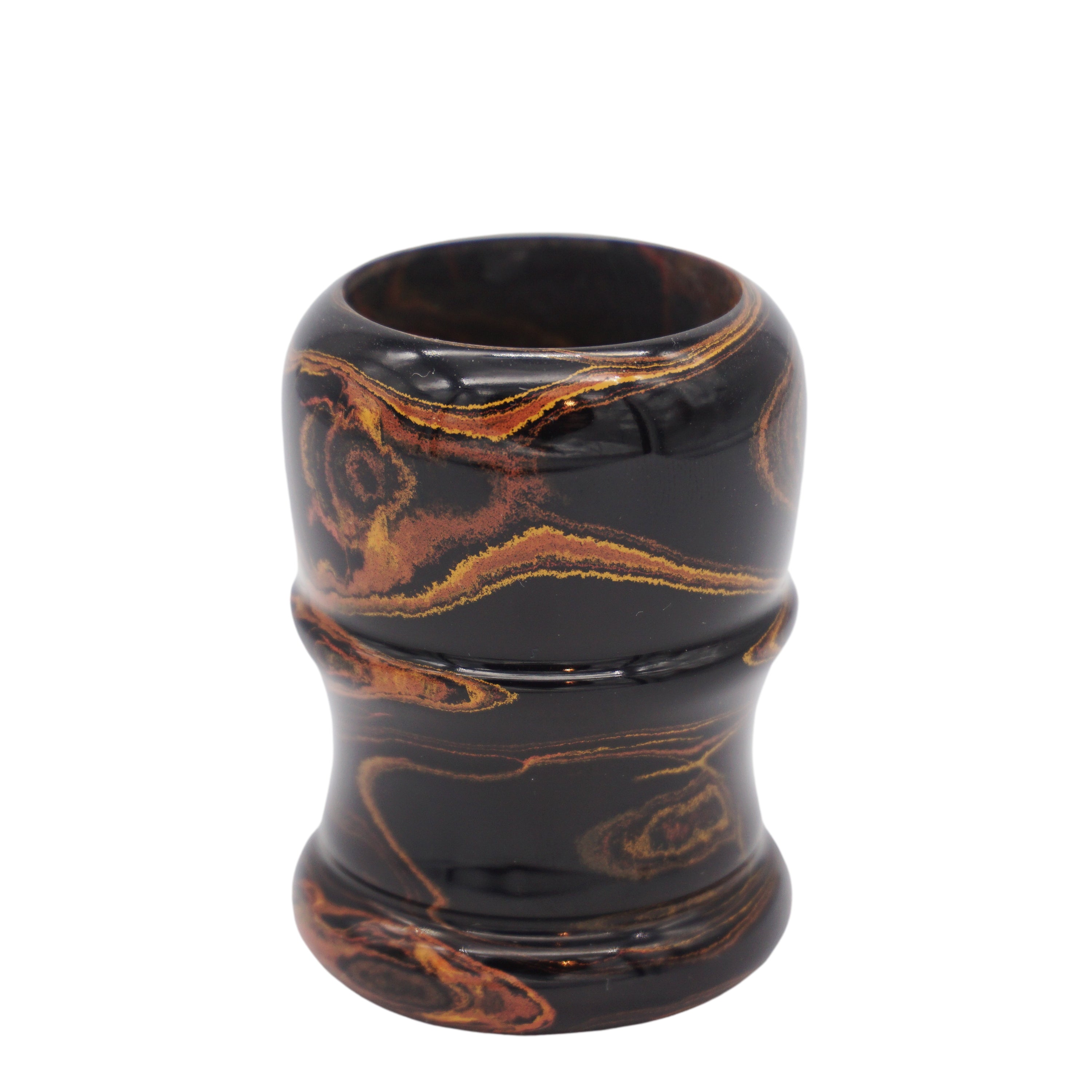 Premium Handcrafted Honey Ebonite Shaving Brush Handle - Fits 24mm & 26mm Knots - Perfect for Wet Shaving & Grooming Rituals