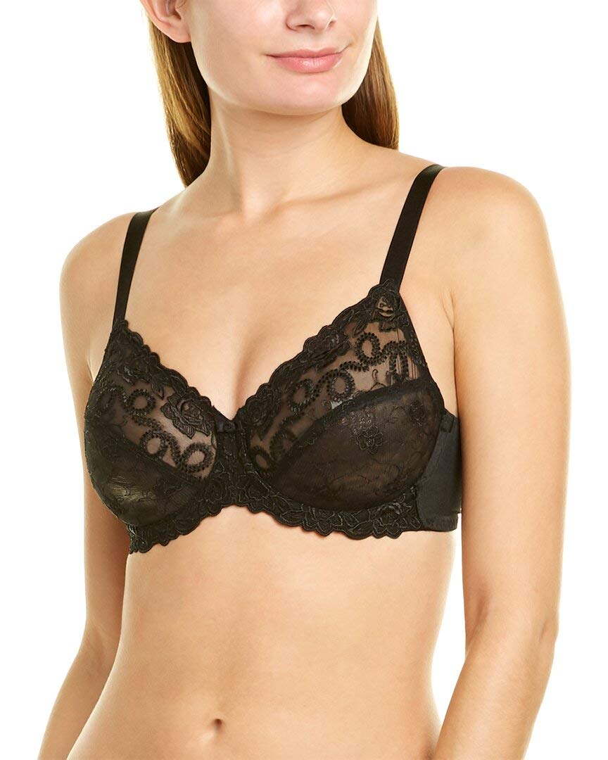 Wacoal Women's Renaissance Rose Embroidered Underwire Bra - Comfortable Lace Support Bra for Everyday Wear & Special Occasions