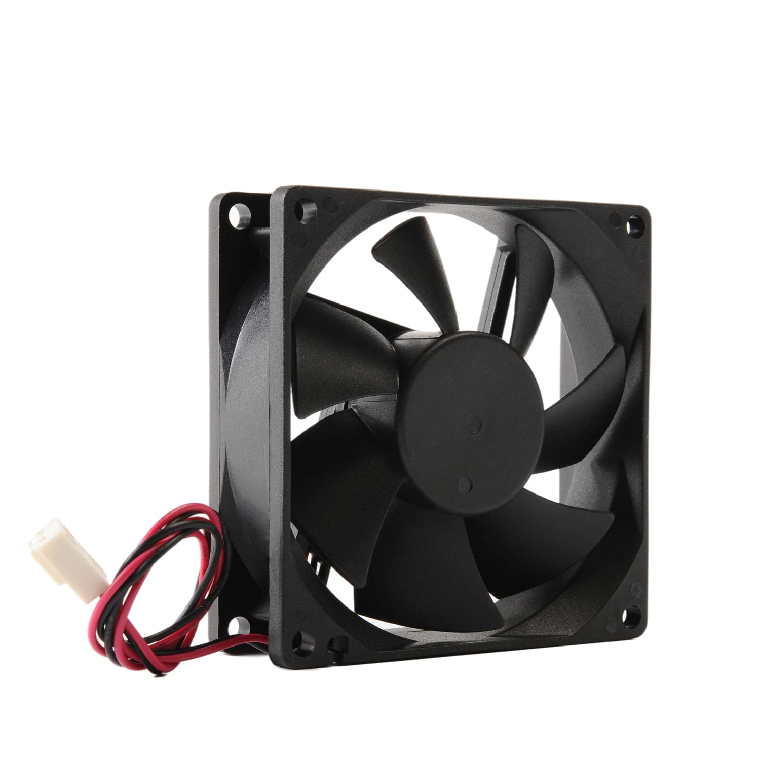 Fielect 80x80x15mm 12V Brushless DC Cooling Fan - Long Life Sleeve Bearing, 0.23A Mini Computer Case Fan (1 Pack) for PC Cooling, Electronics, and Server Rack Ventilation