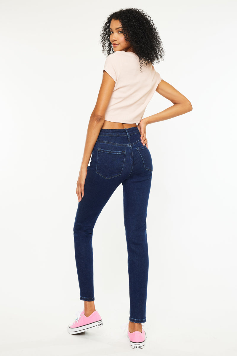 Bev Essentials High Rise Ankle Skinny Jeans for Women - Stretch Denim Pants, Slim Fit, Comfortable & Trendy - Perfect for Casual Outfits, Workwear & Night Out