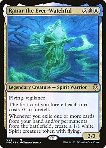 Magic: The Gathering - Ranar The Ever-Watchful (002) - Kaldheim Commander Deck | Foil Card for MTG Commander & Standard Play | Perfect for Fantasy Strategy Gamers