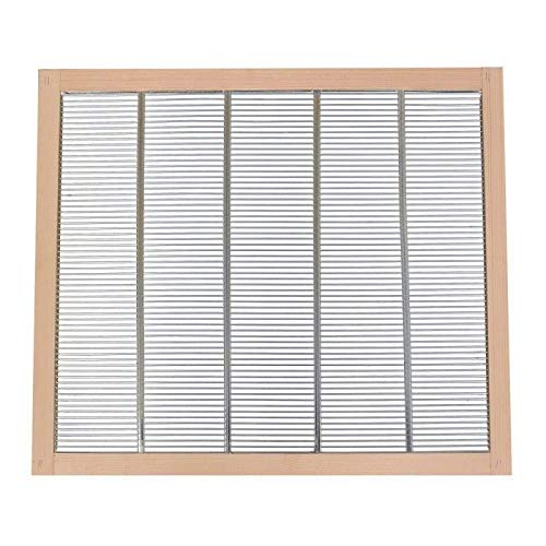 Bee Company 8 Frame Wooden Queen Excluder - Essential Beekeeping Equipment for Hive Management | Perfect for Honey Production & Colony Control