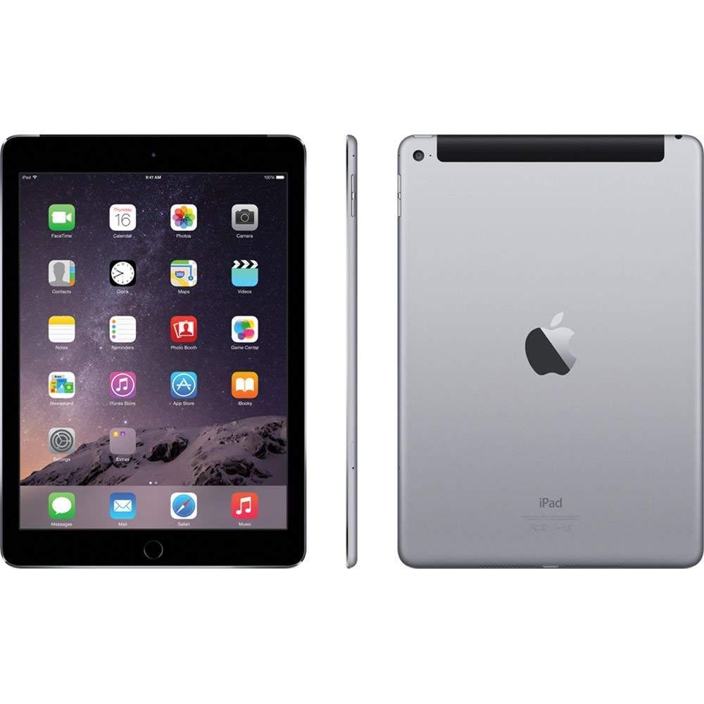 Apple iPad Air 2 (2nd Generation) 9.7-inch 16GB Space Gray - WiFi + Cellular - Lightweight Tablet for Work, Travel & Entertainment
