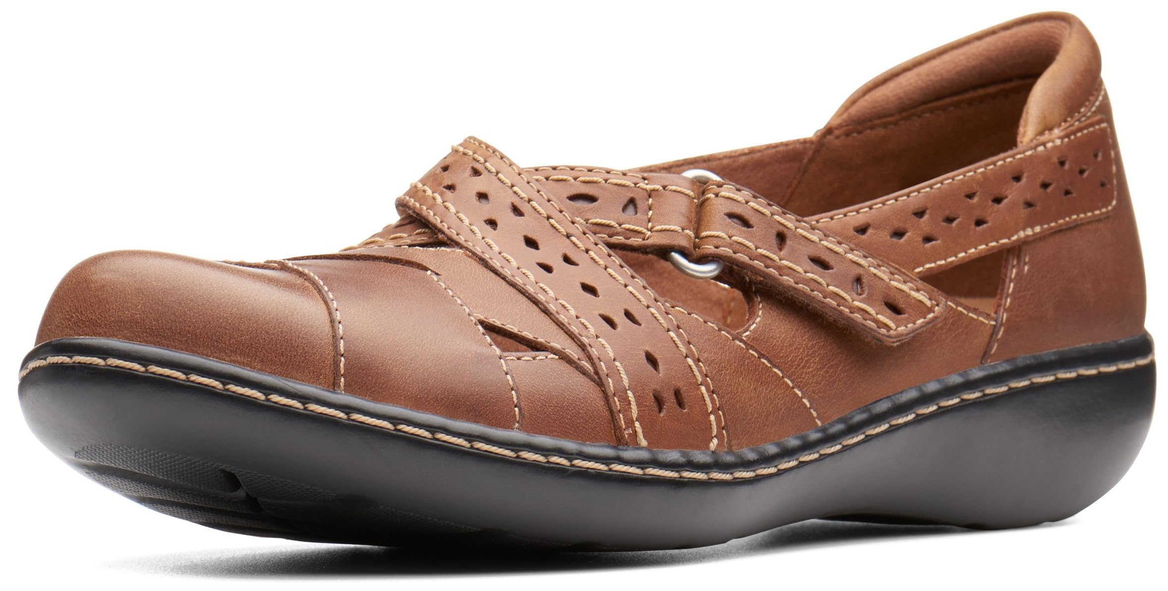 Clarks Women's Ashland Spin Q Slip-On Loafers - Comfortable Casual Shoes for Work, Travel & Everyday Wear