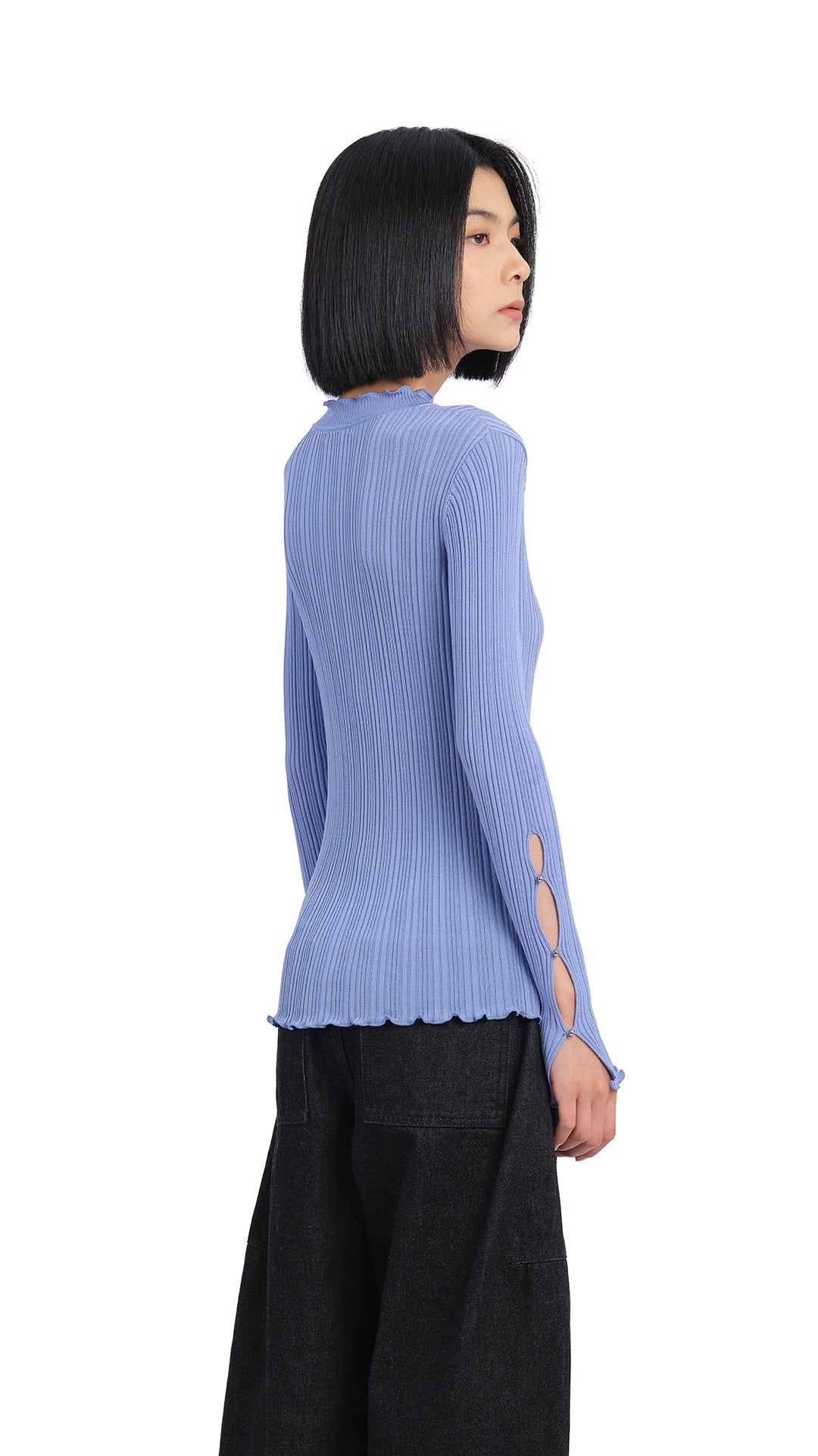 Stylish Beaded Basic Sweater for Women - Elegant Knit Pullover with Pearl Details | Perfect for Office Wear, Date Nights & Casual Outfits
