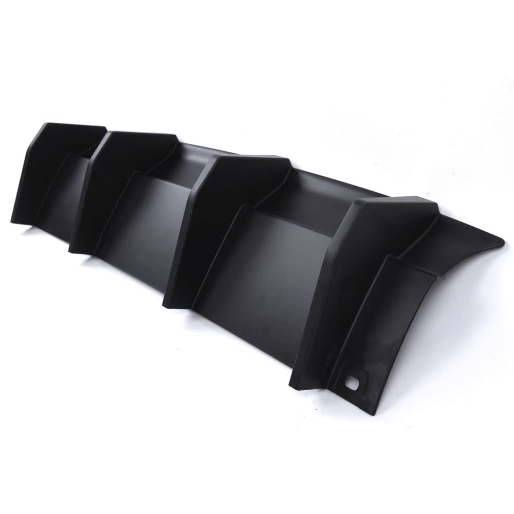 Vicrez V4R Style Rear Diffuser vz102176 - Compatible with Dodge Challenger 2015-2022 | Aggressive Aero Upgrade for Track & Street Performance