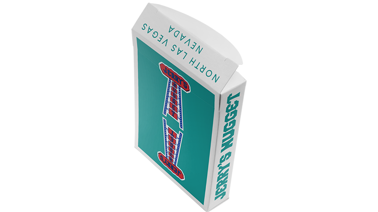 Premium Jerry's Nuggets Teal Playing Cards - Vintage Style Modern Feel - Perfect for Cardistry, Magic Tricks & Poker Games