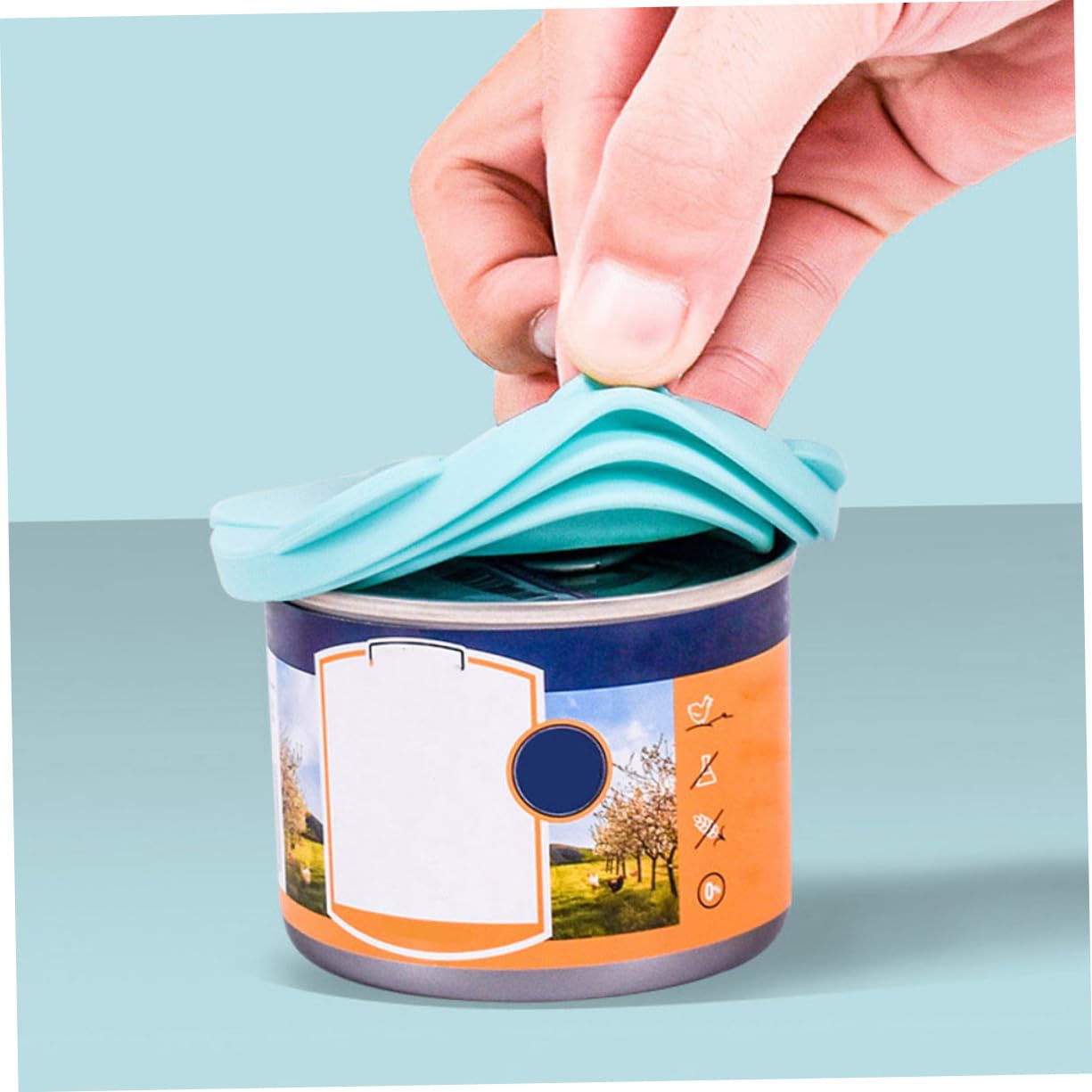 Hemoton 2-Pack Universal Pet Food Can Lids - Airtight Seal for Dog & Cat Food Cans - Replacement Covers for Home & Shop Use - Keep Pet Food Fresh & Secure - Perfect for Kittens, Puppies & Adult Pets