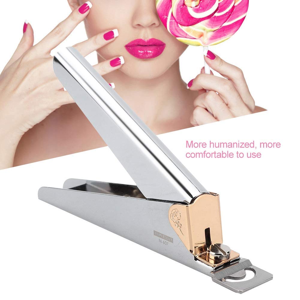 Professional INOG Nail Clipper Set - Stainless Steel 3-Way Acrylic Nail Cutters for Manicures & Pedicures - Durable Nail Care Tools for Salon & Home Use - Perfect for Gel, Acrylic & Natural Nails
