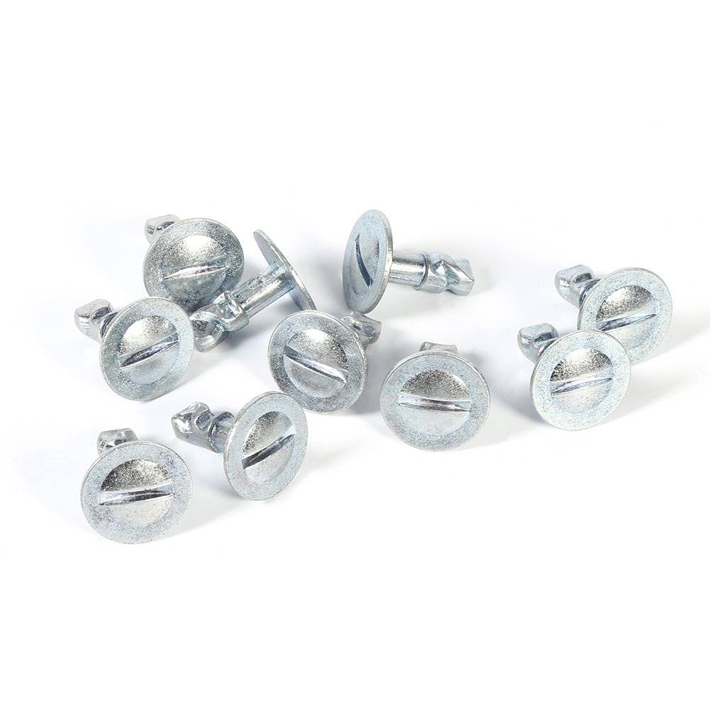 10x Engine Cover Screw Clips & Splash Guard Fasteners Kit - 8D0805121 Undertray Clips for Car Underbody Protection - Perfect for DIY Auto Repair & Maintenance