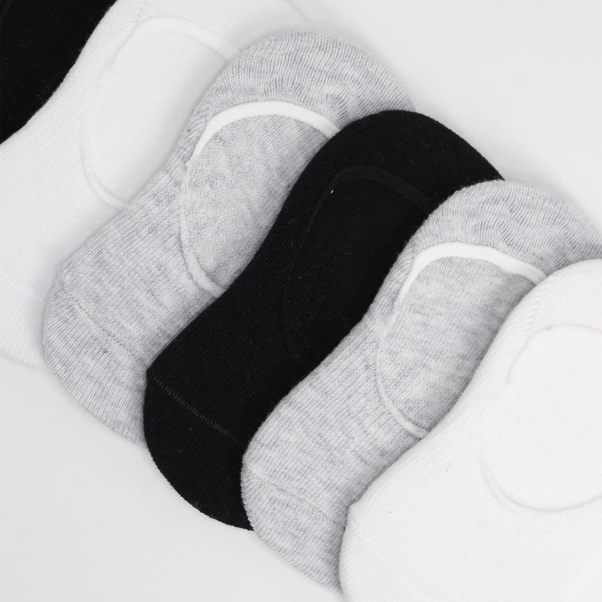 Bistyle 6 Pairs Baby No Show Socks for Newborn Infant Toddlers | Hypoallergenic Cotton Boys Girls Low Cut Ankle Socks | Perfect for Daily Wear, Playtime & School