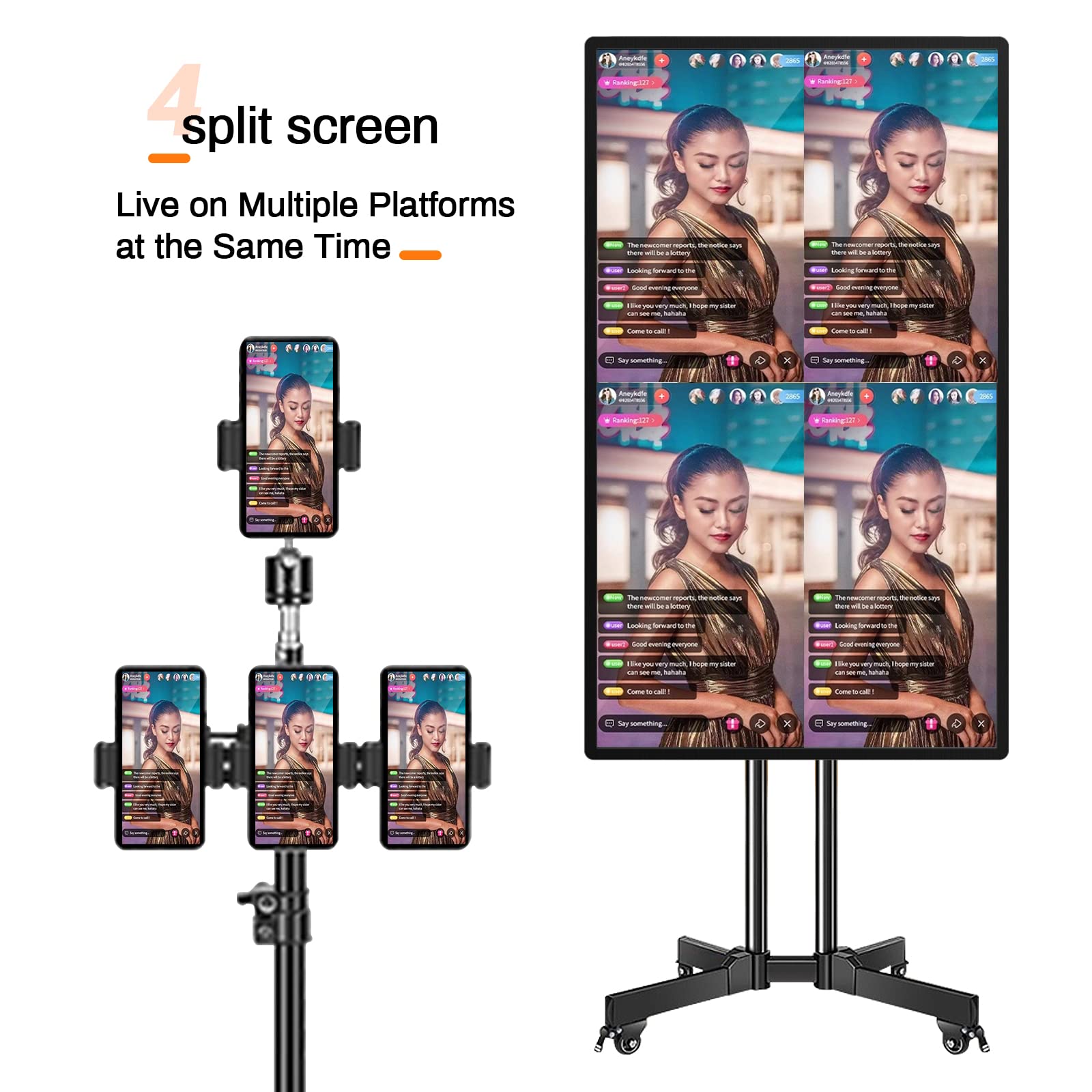 43 Inch JYXOIHUB Smart Interactive Whiteboard - Electronic Digital Board with Android & iOS Screen Mirroring for Live Streaming, Advertising Display, Classroom Teaching & Remote Meetings (Board Only) - Perfect for Online Education, Business Presentations & Collaborative Workspaces
