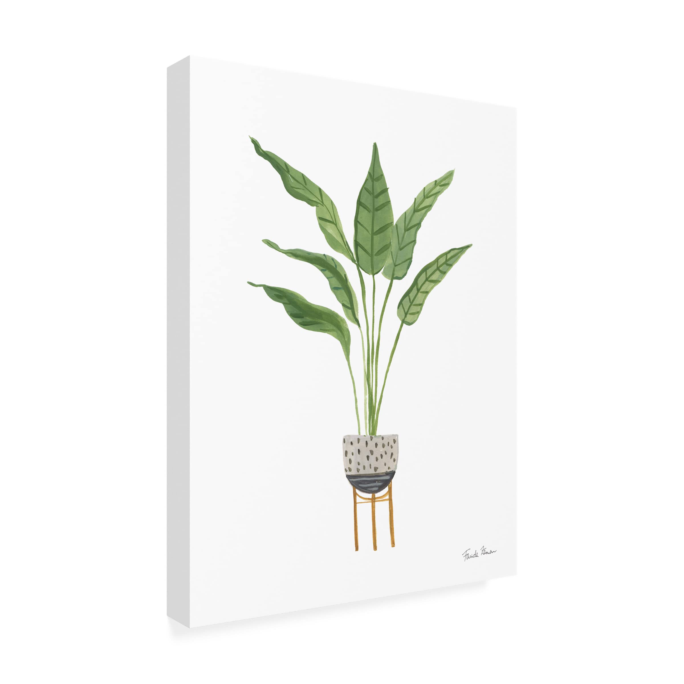 Trademark Fine Art 'Funny Bunny II' Canvas Wall Art by Leah York - 35x47 Inches, Modern Home Decor for Living Room, Bedroom & Office