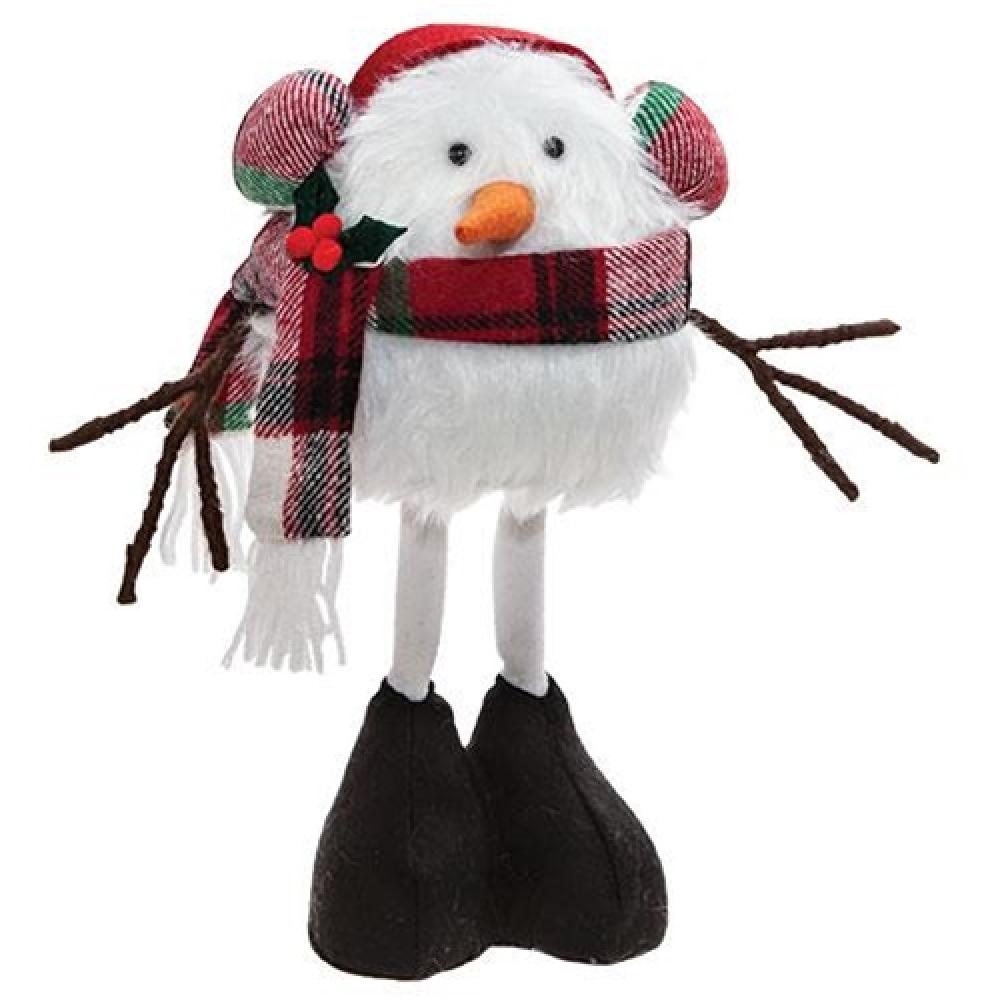 Standing Snowman Decor - Christmas Holiday Decoration for Home, Office & Outdoor - Perfect for Winter Decor, Party & Gift Giving