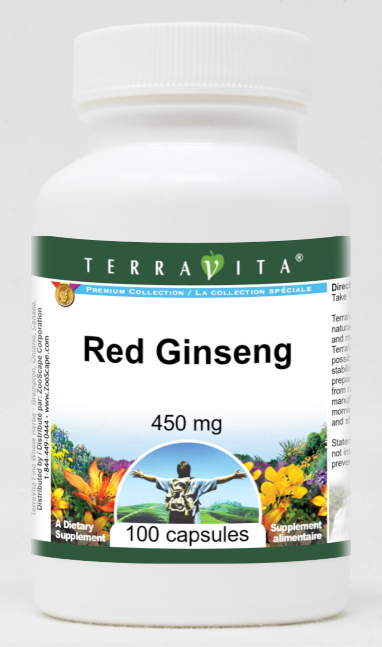 Premium Korean Red Ginseng Extract 450mg (100 Capsules, 2-Pack) - Energy Booster, Immune Support, Stress Relief - Ideal for Busy Professionals & Students