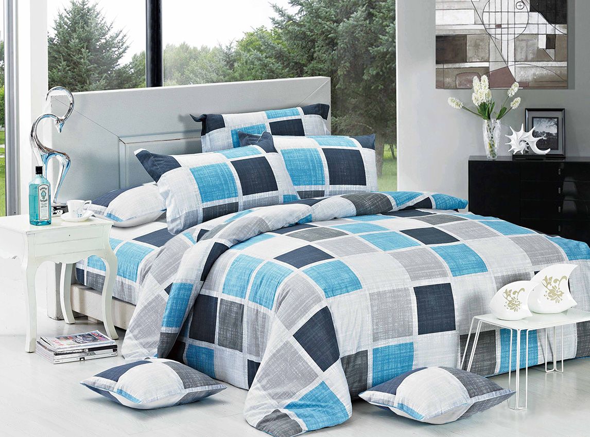 Brinty King Size Duvet Cover Set - Soft & Breathable Bedding Set with Zipper Closure - Perfect for Master Bedroom, Guest Room & Hotel Use