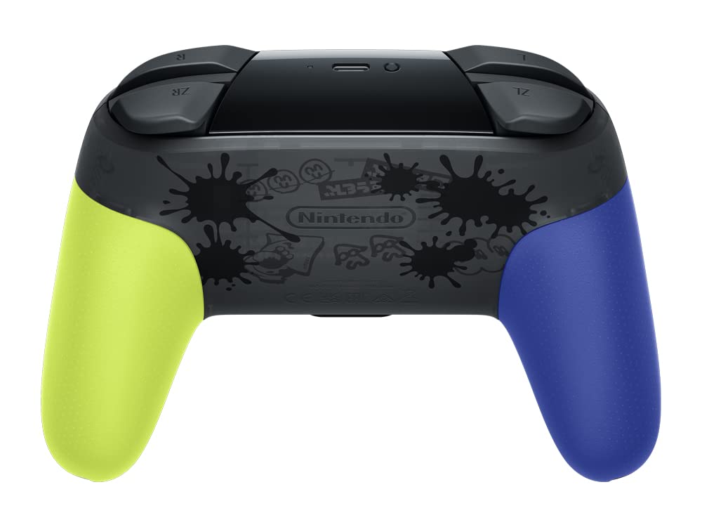 Nintendo Switch Pro Controller - Splatoon 3 Edition Wireless Gamepad for Nintendo Switch with Motion Controls & HD Rumble - Perfect for Splatoon 3, Mario Kart, and Competitive Gaming