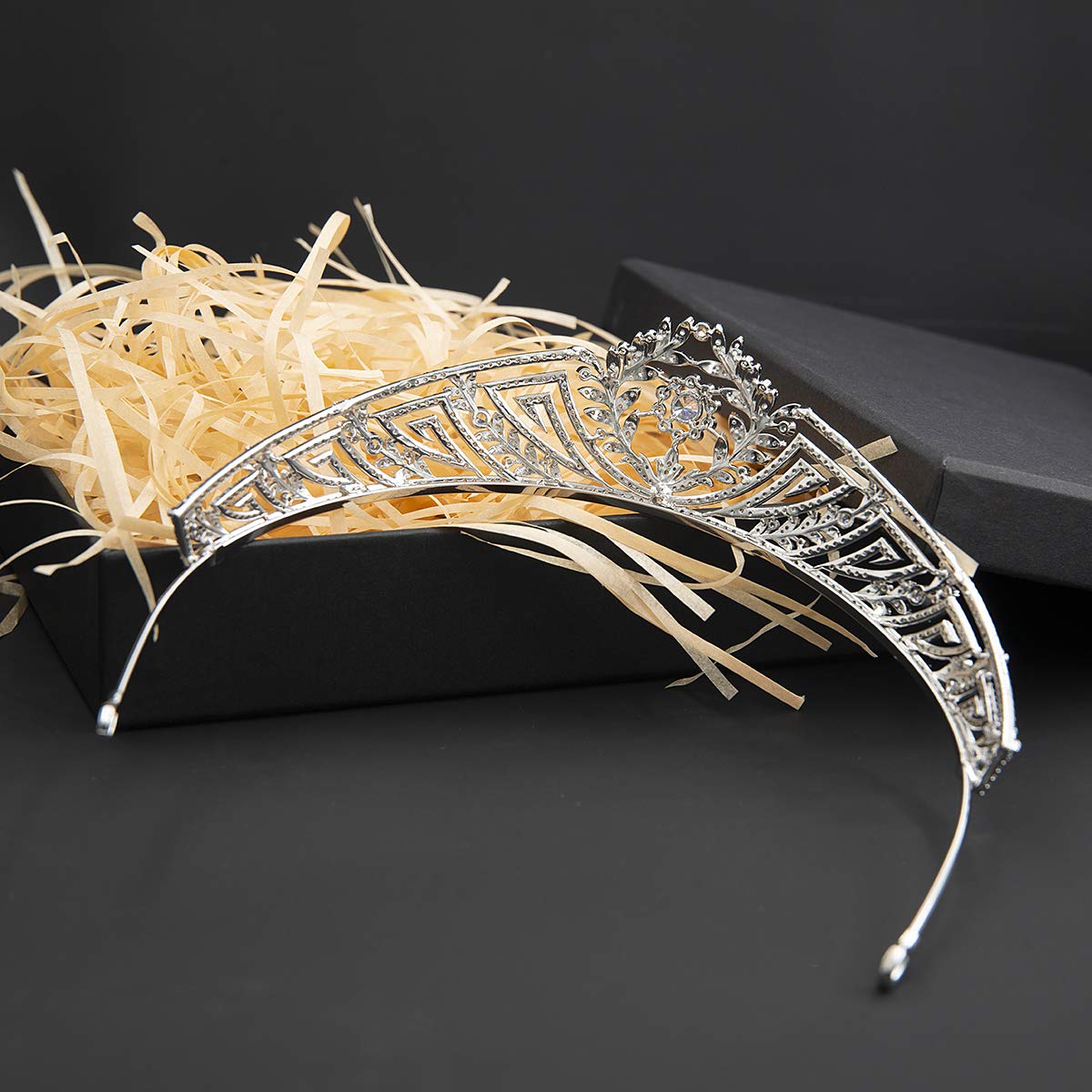 Zirconia Royal Replica Tiara for Bride - Crystal Princess Wedding Headpiece CH10360 | Perfect for Bridal Showers, Weddings & Special Occasions