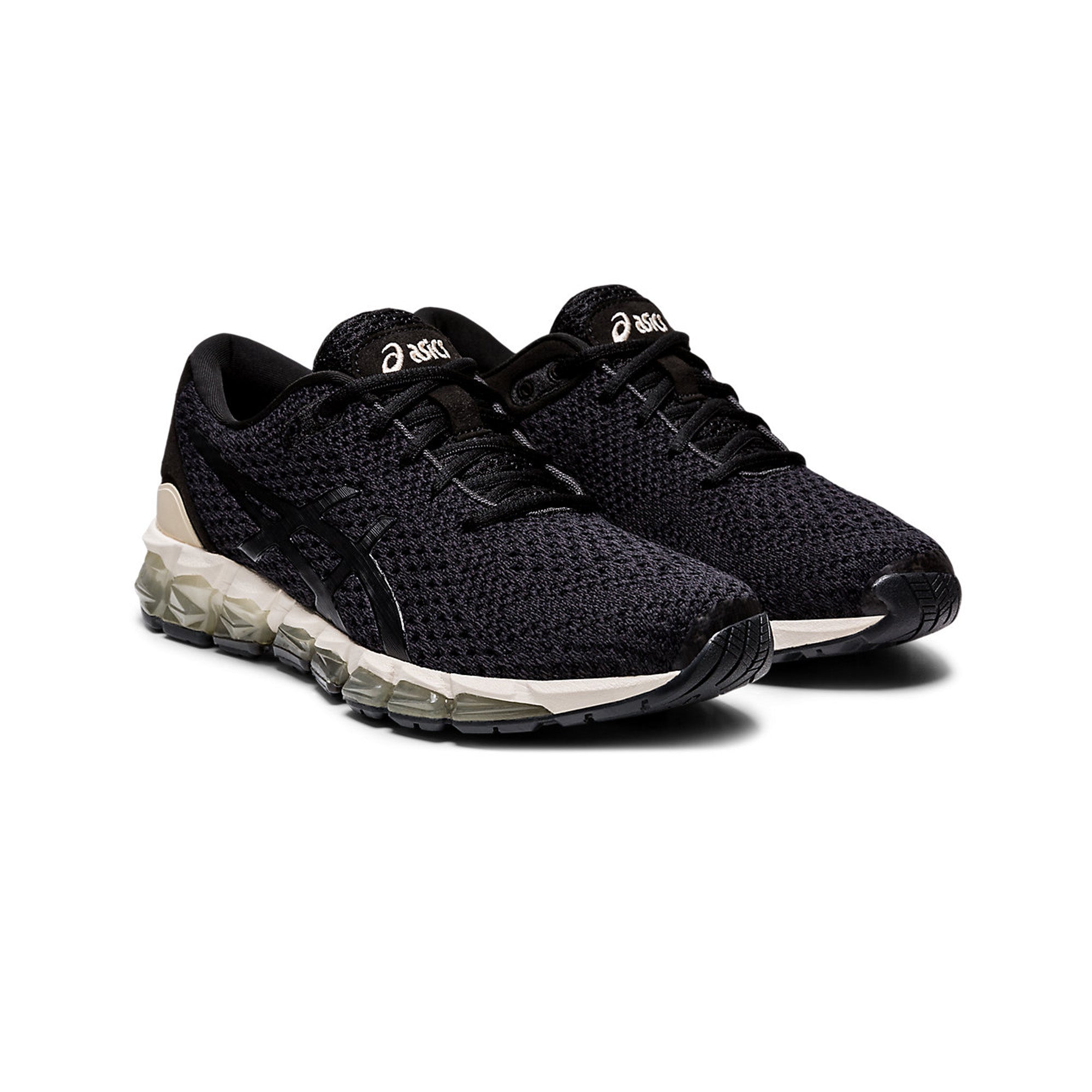 ASICS Gel Quantum 360 5 Knit Women's Running Shoes - Black & Cozy Pink | Lightweight Cushioned Sneakers for Jogging, Gym Workouts & Everyday Comfort