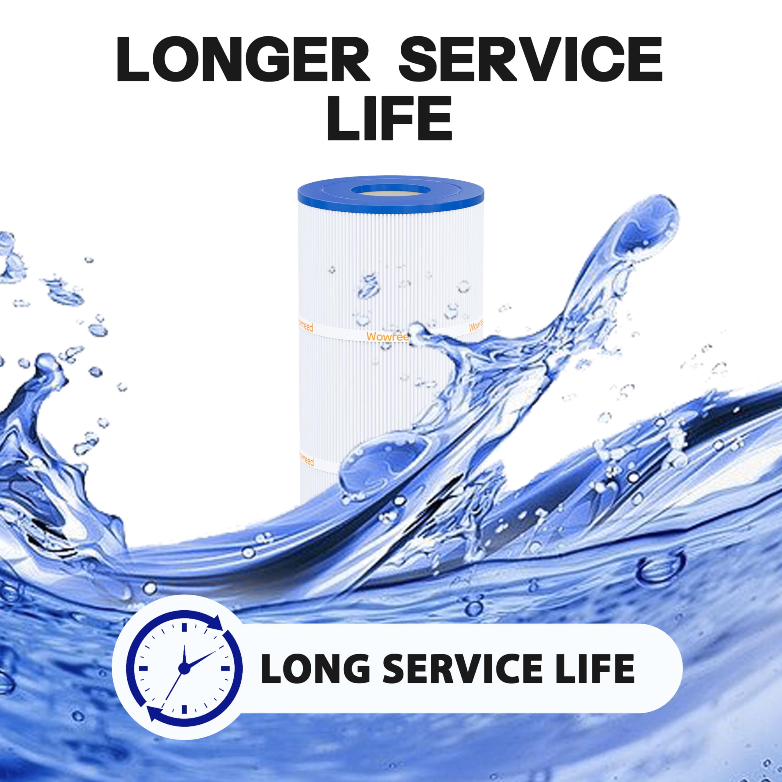 4 Pack Pool Filter Cartridge Replacement Compatible with CCP420, Clean & Clear Plus 420, C-7471, FC-6470, R173576, 178584 – Perfect for Inground & Above Ground Swimming Pools, Spas, and Hot Tubs Maintenance
