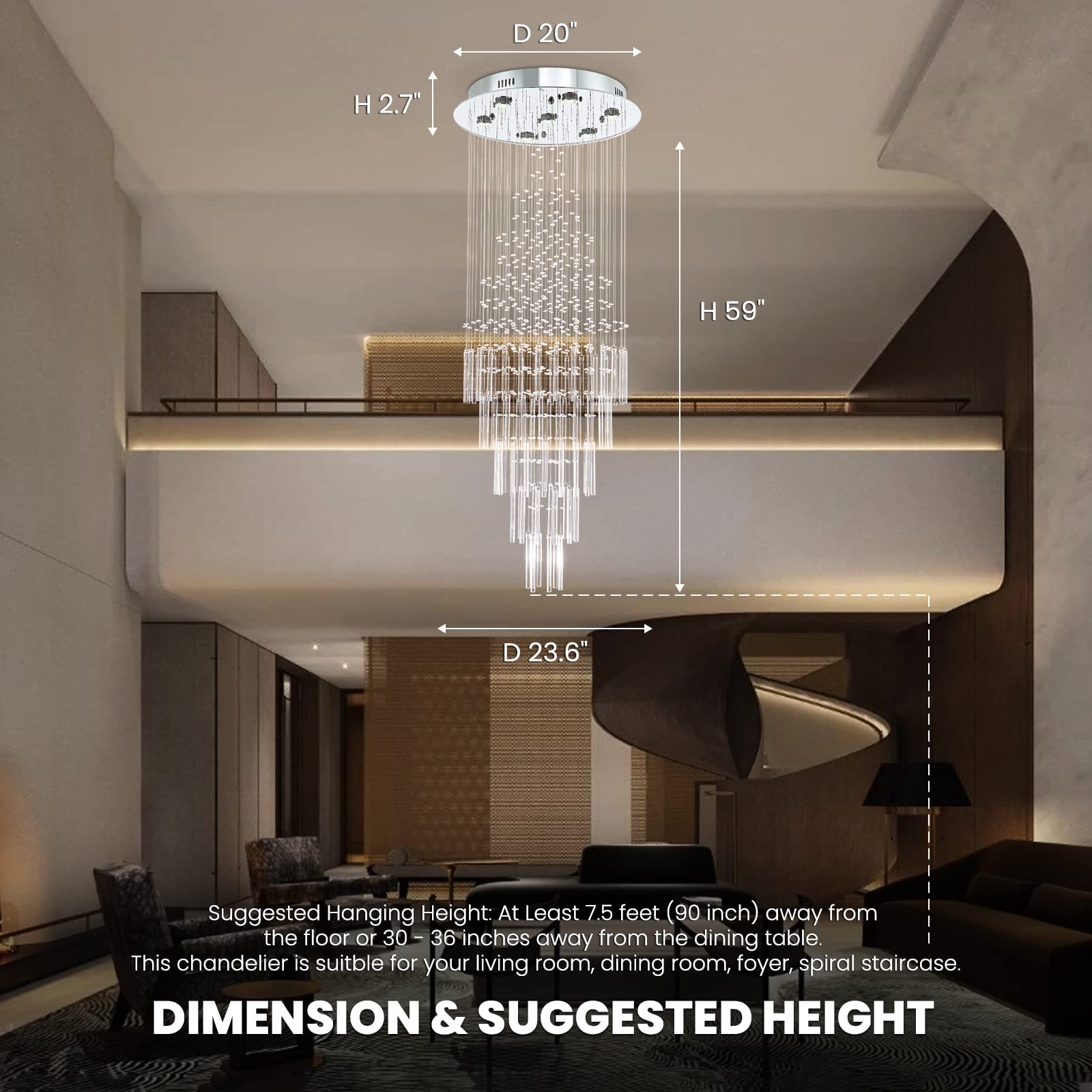 Modern Crystal Chandelier Lighting - 59