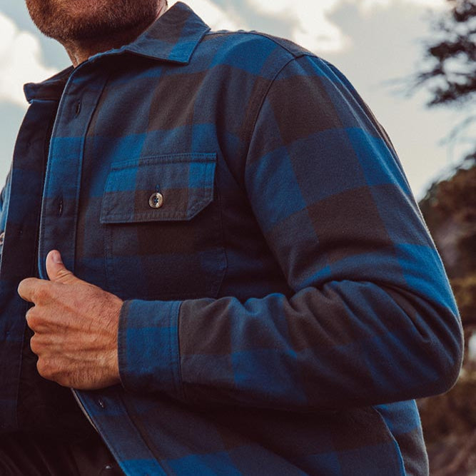 Men's Anderson Shirt Jacket - Lightweight Casual Button-Up Shirt Jacket for Men | Perfect for Outdoor Adventures, Layering & Everyday Wear