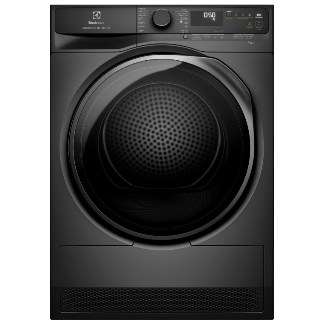 Electrolux 9kg UltimateCare 700 Heat Pump Dryer with 3D Sense Technology - EDH903R7SC - Energy Efficient Laundry Solution for Home & Apartment Use