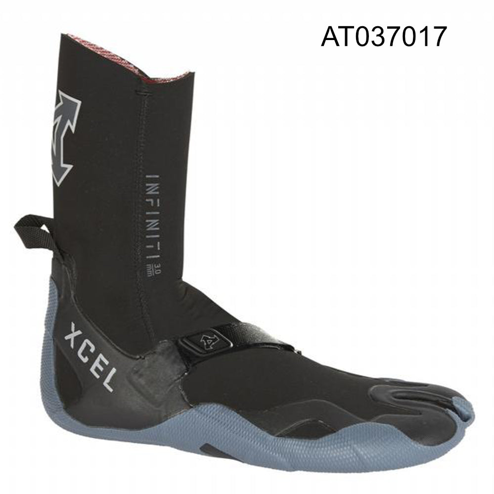 XCEL Infiniti 3mm Split Toe Booties - Premium Neoprene Scuba Diving Socks for Surfing, Kayaking & Water Sports - Warm & Comfortable Footwear for Cold Water Activities