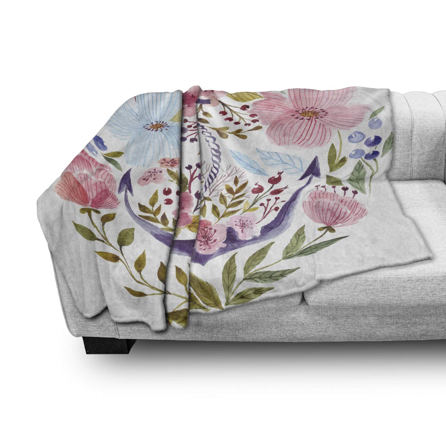 Ambesonne Flannel Fleece Throw Blanket 50