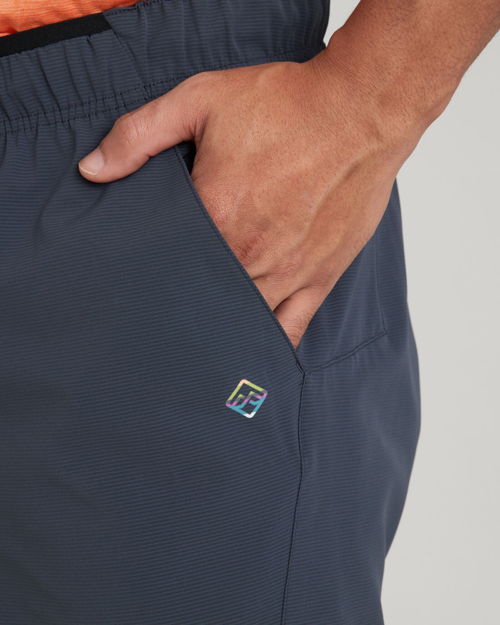 WELL.DER.NESS™ Men's Energy 7 Performance Shorts - Lightweight Athletic Running Shorts for Gym, Workout & Night Jogging
