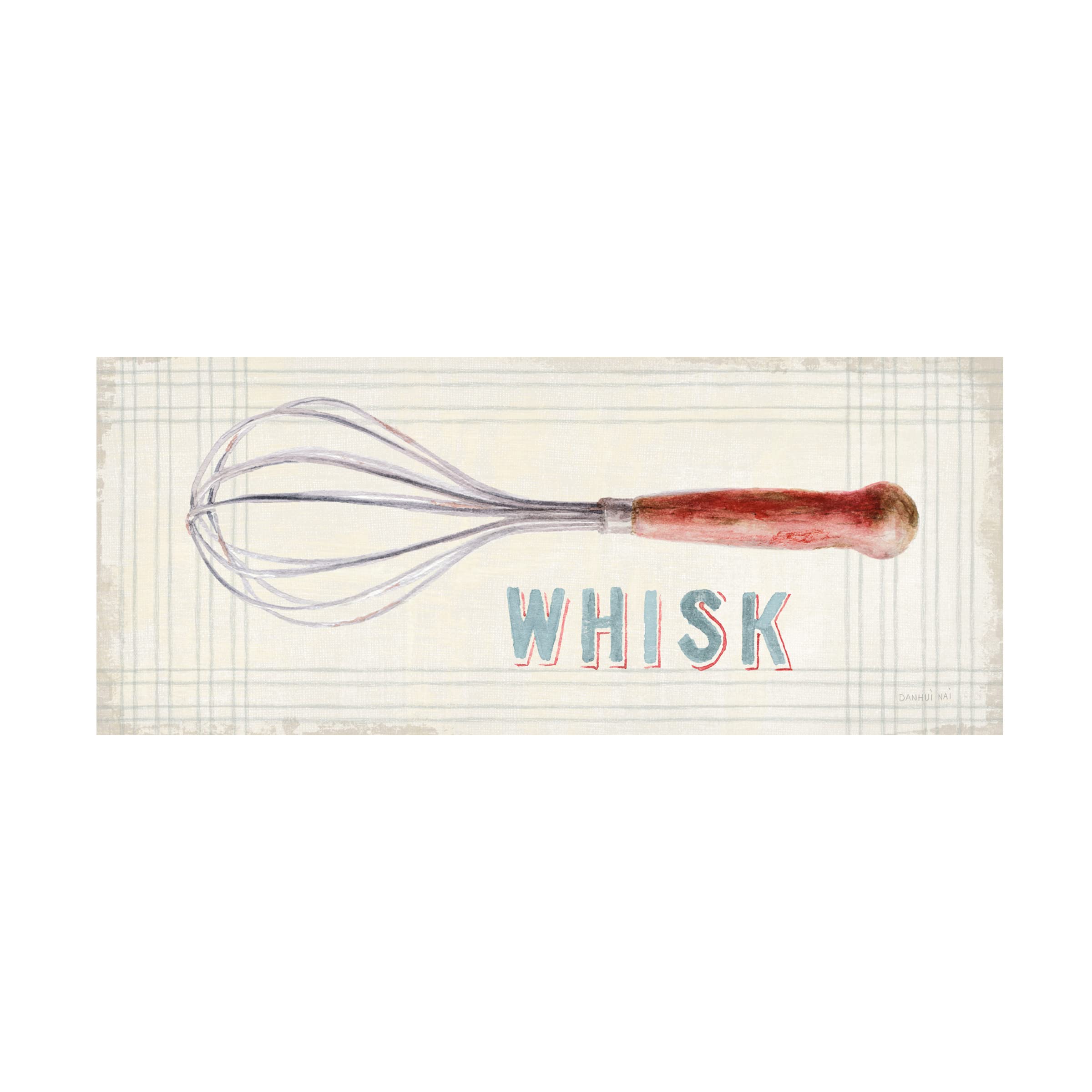 Danhui Nai 'Floursack Kitchen Sign IV' Canvas Wall Art - Vintage Style Kitchen Decor for Farmhouse, Country & Rustic Home Décor - Perfect for Dining Room, Kitchen Wall or Coffee Shop Display