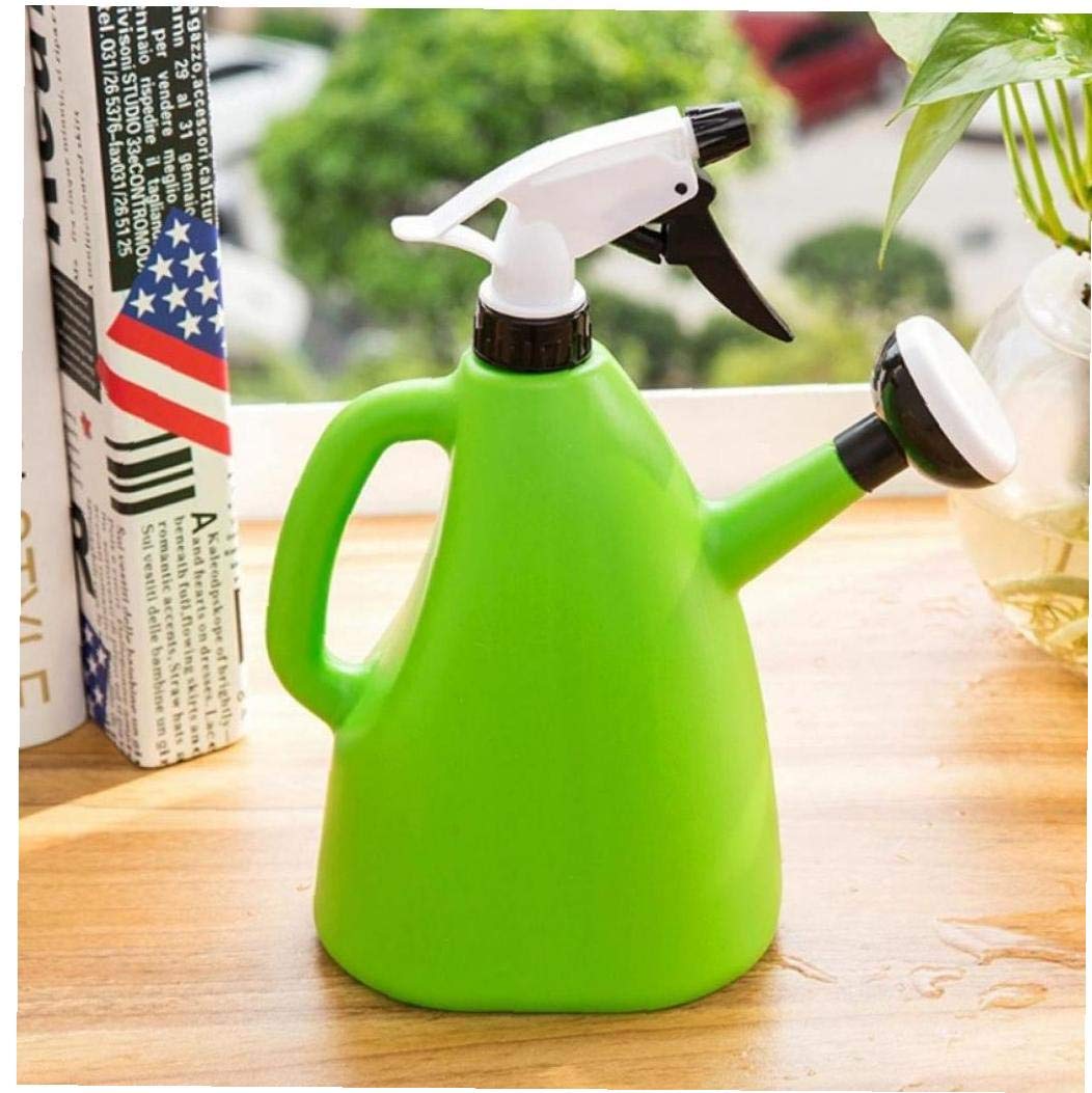 Adjustable Dual-Watering Spray Pot - 1L Hand-Press Garden Watering Can for Indoor & Outdoor Plants (Random Color) | Perfect for Houseplants, Balcony Gardens, and Lawn Care