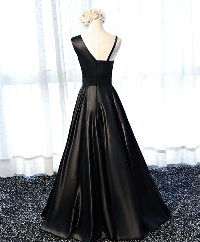Elegant Satin Long Prom Gown - Formal Evening Dress for Women | Perfect for Homecoming, Prom Night & Special Occasions