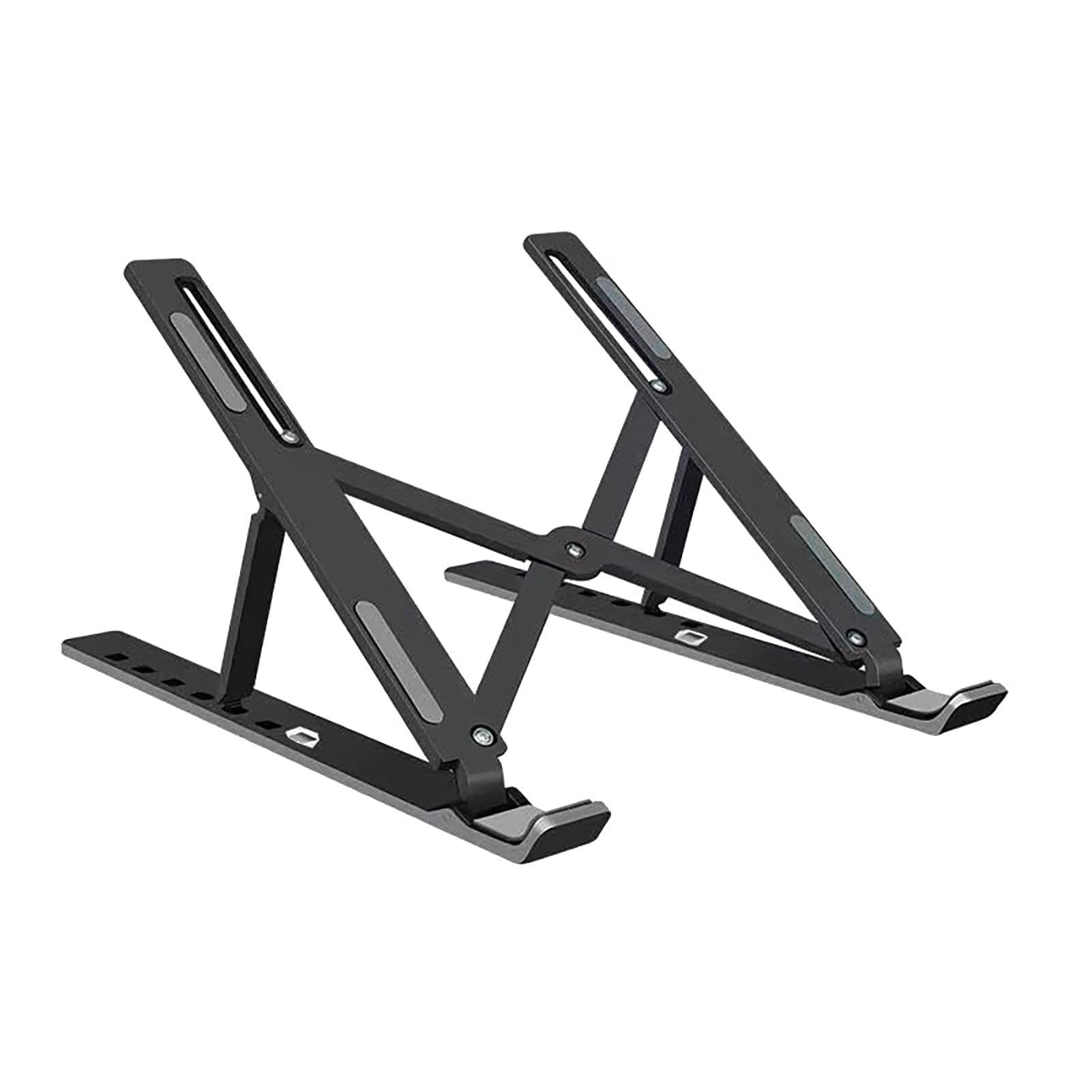 Adjustable Foldable Laptop Stand - Ergonomic Laptop Riser with Cooling Design | Portable Wireless Computer Stand, Non-Slip Notebook Holder for MacBook, iPad, Surface Pro | Perfect for Home Office, Gaming & Travel Use