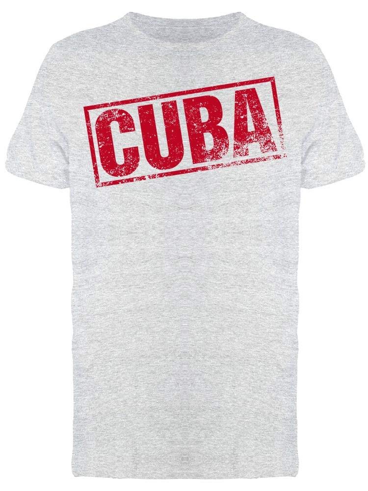 Red Cuba Graphic T-Shirt for Men - Soft Cotton Short Sleeve Tee - Casual Streetwear & Summer Outfit Essential