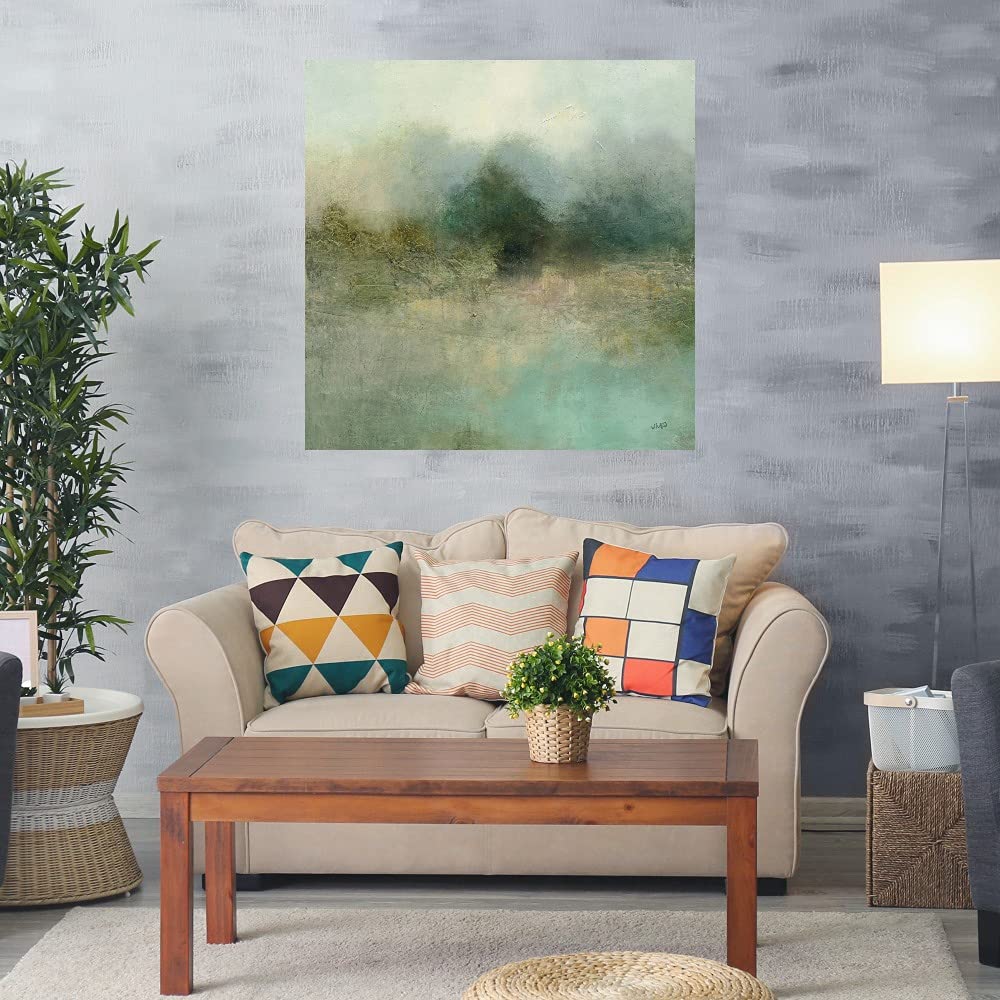 Solitude Abstract Canvas Wall Art by Julia Purinton - 22x22 Inch Ready to Hang Painting for Living Room, Bedroom, Office & More - Perfect for Modern Home Decor & Gift Giving