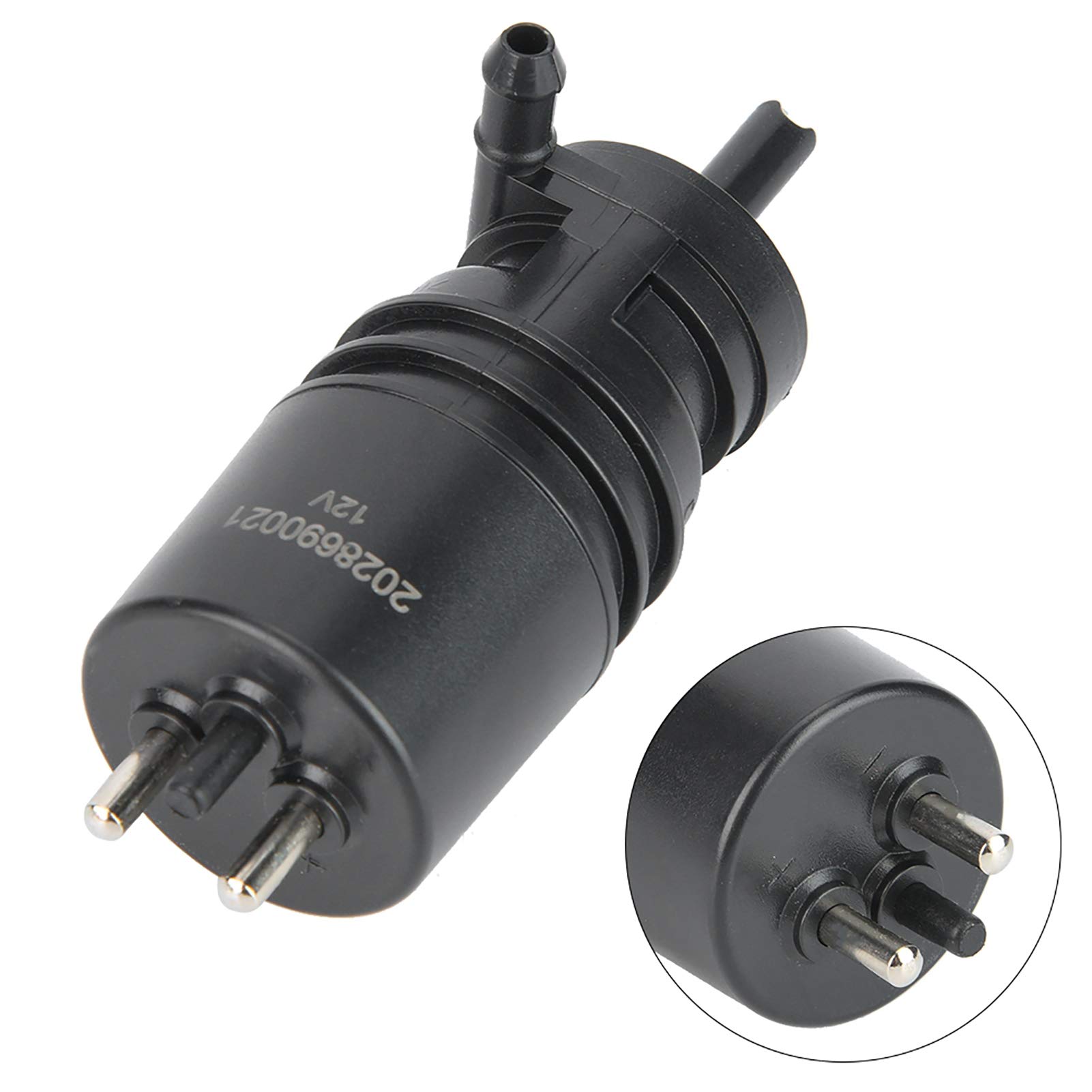Acouto ABS Car Headlight & Windshield Washer Pump Replacement for Mercedes W201 W123 W124 W126 W129 Models (2028690021, 2028690121) - Durable Auto Part for Improved Visibility in Rain & Night Driving
