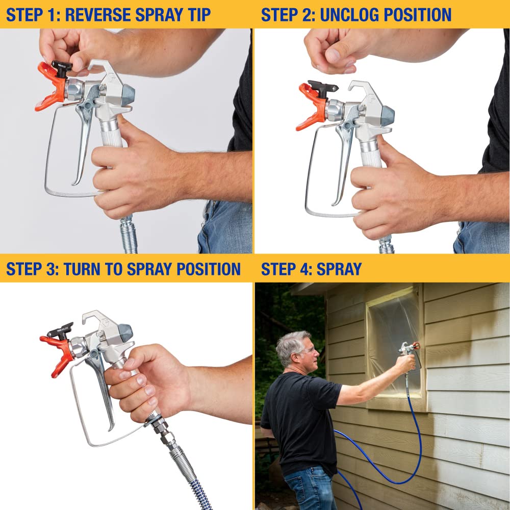 Graco TRU313 TrueAirless 313 Spray Tip - High Performance Airless Paint Sprayer Nozzle for Professional Painting Projects - Perfect for Interior Walls, Exterior Surfaces, and DIY Home Renovations