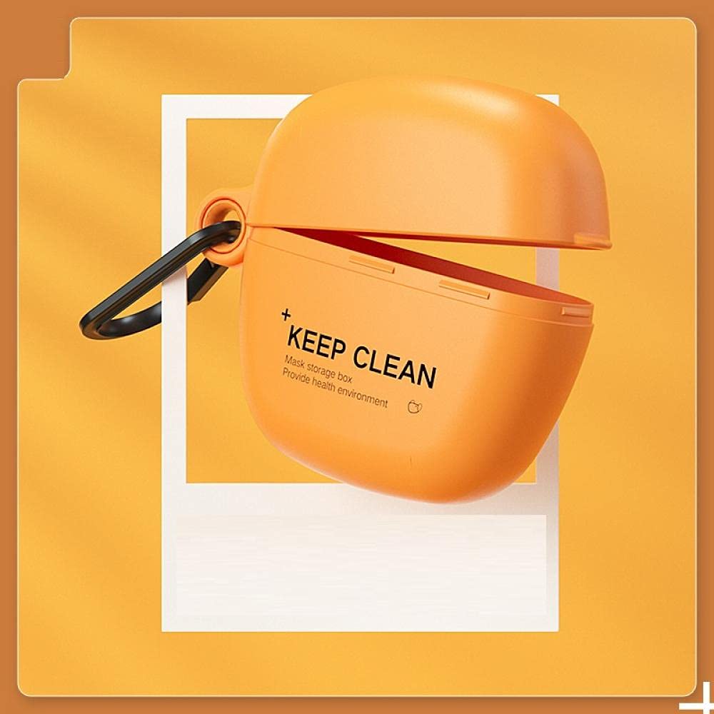 Portable Mask Storage Box - 6pcs for Travel & Home Use