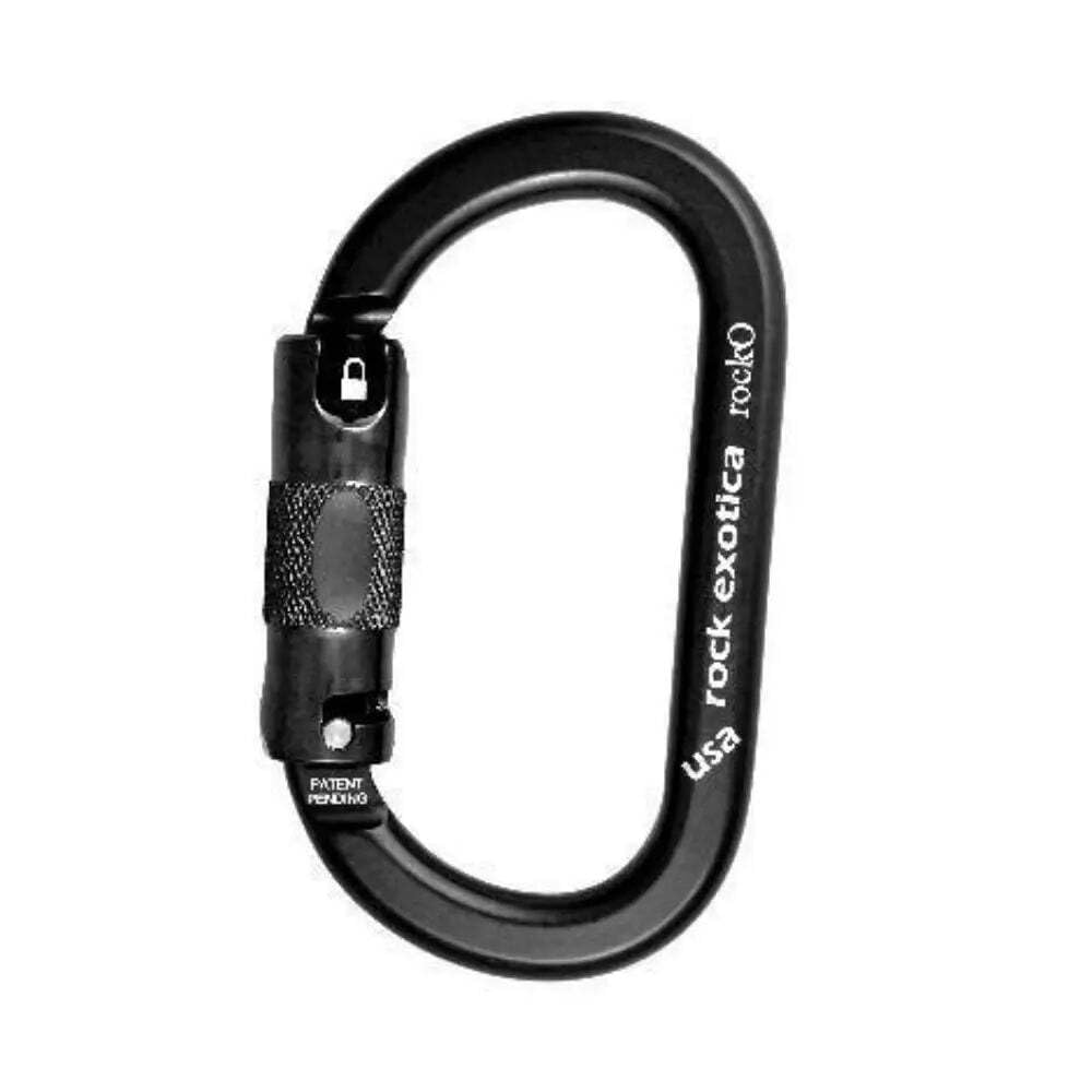 Rock Exotica Rocko Carabiner - Heavy Duty Climbing Carabiner with Auto-Locking Gate - Ideal for Rock Climbing, Hiking & Outdoor Adventures