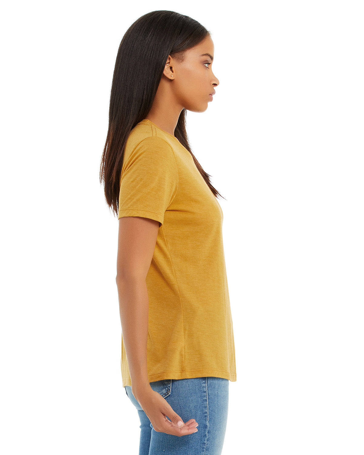 Bella + Canvas 6413 Women's Relaxed Fit Triblend T-Shirt - Soft Comfortable Casual Tee for Everyday Wear, Gym, Yoga & Lounge
