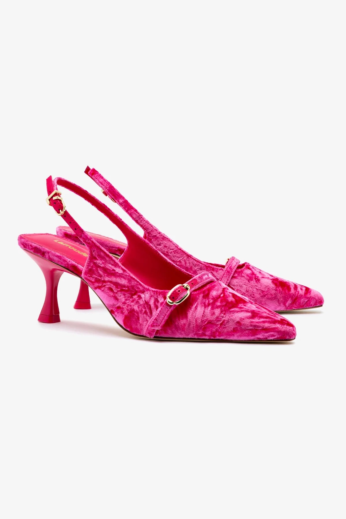 Ines Pump Women's Shoes - Pink Velvet Heels for Women, Comfortable & Stylish, Perfect for Weddings, Parties & Office Wear