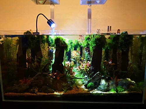 LED Aquarium Light for Freshwater Fish Tanks - Adjustable 3000K/4000K/6000K Full Spectrum Lighting for Planted Aquariums, Vivariums & Terrariums - Perfect for Aquatic Plants, Coral Growth & Fish Health Enhancement