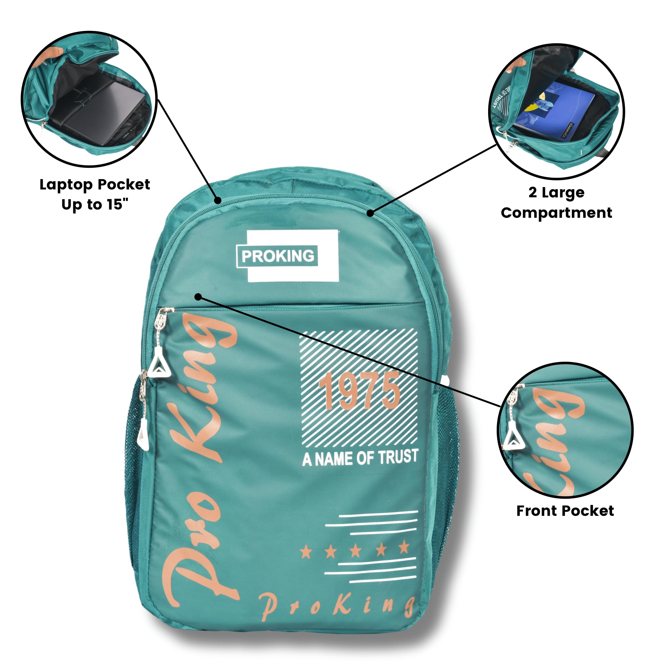 Waterproof Backpack for School, Travel & Outdoor Activities - Durable & Lightweight for Kids & College Students - Perfect for Hiking, Camping & Daily Commute
