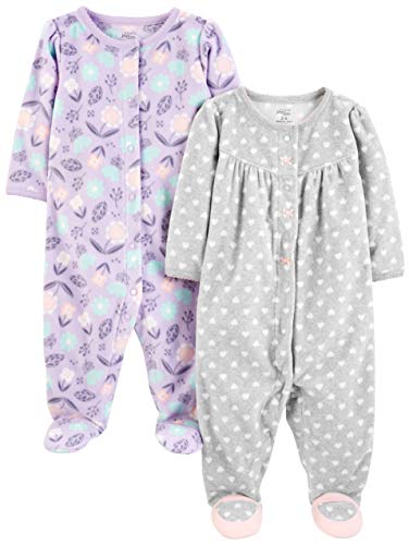 Grey Hearts/Lavender Floral